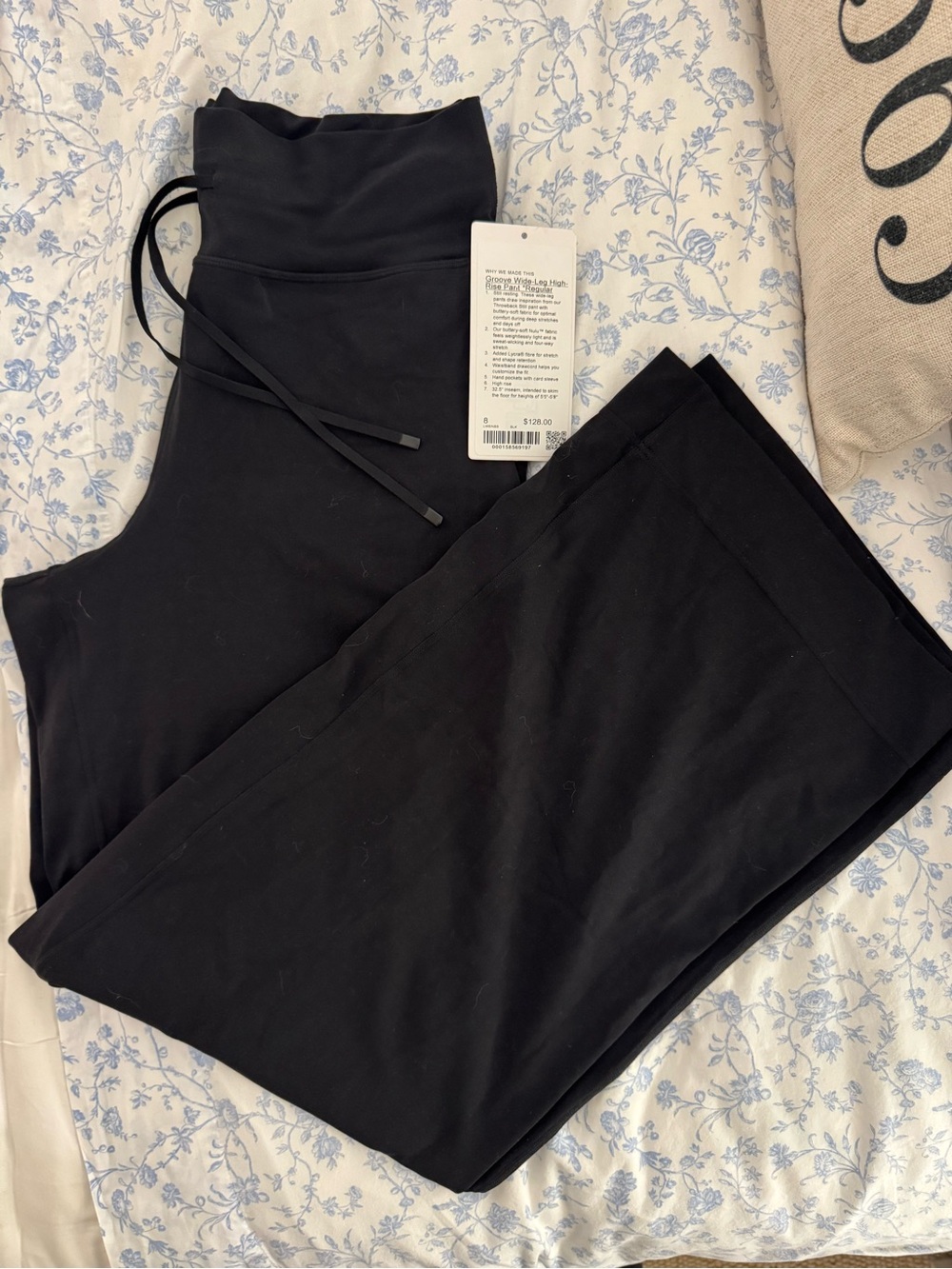 lululemon Black Groove Wide Leg pant